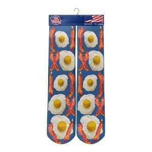Bacon and Eggs Socks - Breakfast Socks